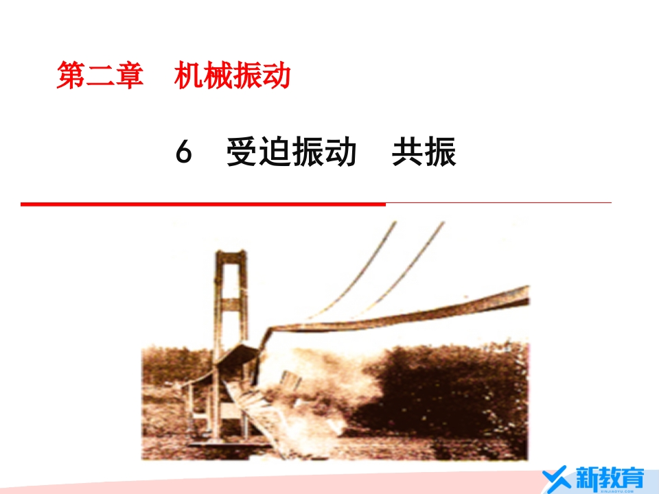 知识讲座课件12.6受迫振动　共振